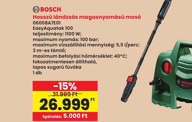 Hosszú lándzsás magasnyomású mosó