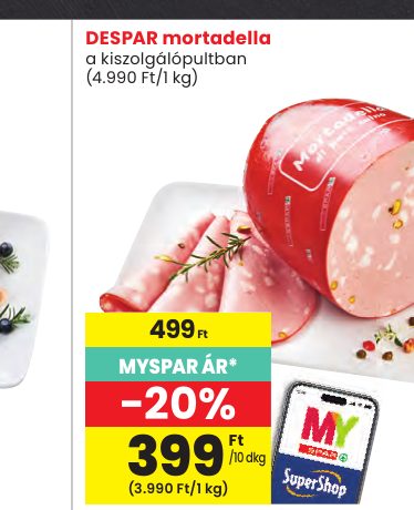DESPAR mortadella