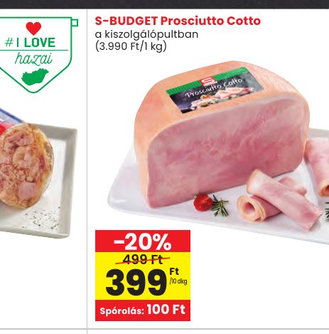 S-BUDGET Prosciutto Cotto