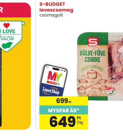 S-BUDGET levescsomag