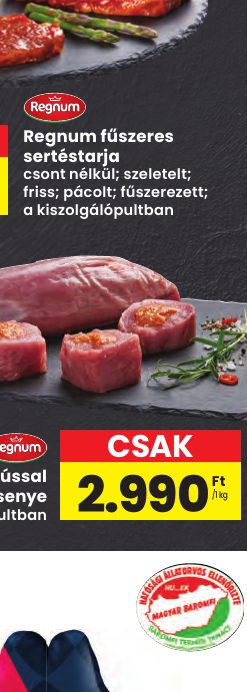Regnum fűszeres sertéstarja