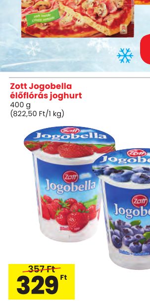 Zott Jogobella élőfl órás joghurt