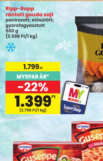 Ripp-Ropp rántott gouda sajt