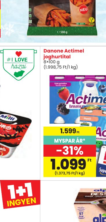 Danone Actimel joghurtital