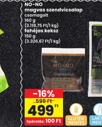 NO-NO magvas szendvicsalap
