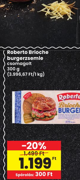 Roberto Brioche burgerzsemle