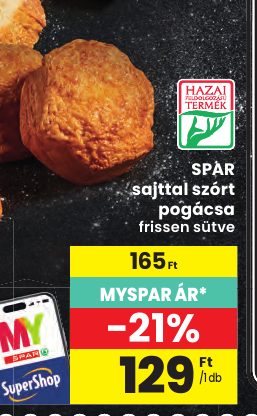 SPAR sajttal szórt pogácsa