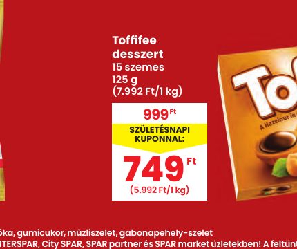 Toffi fee desszert