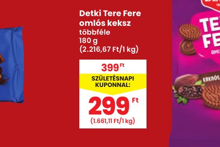 Detki Tere Fere omlós keksz