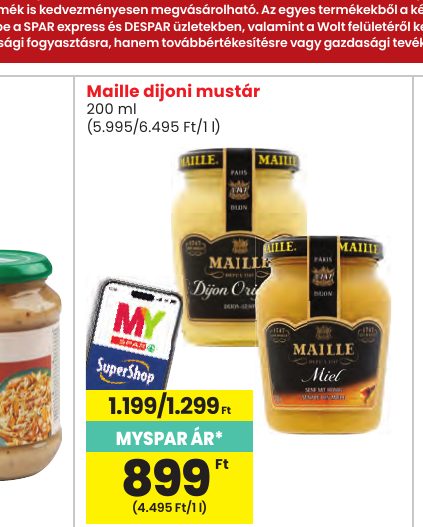 Maille dijoni mustár