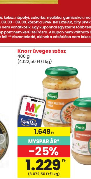 Knorr üveges szósz