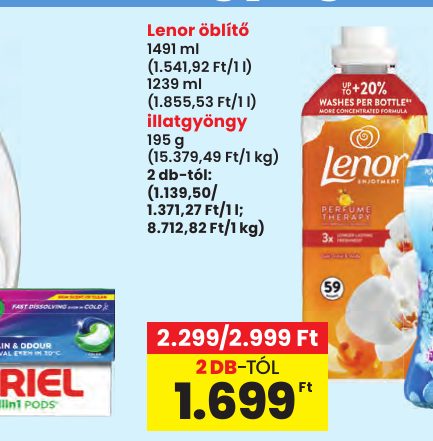 Lenor öblítő