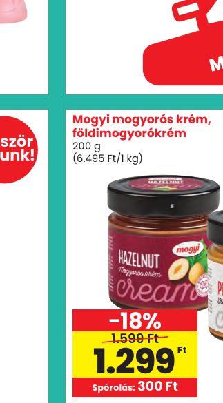 Mogyi mogyorós krém, földimogyorókrém