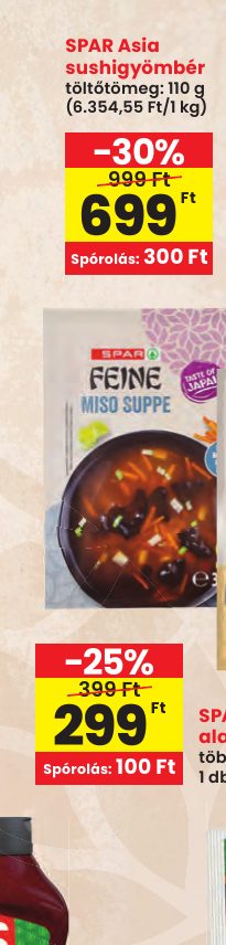 SPAR Asia sushigyömbér