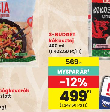 S-BUDGET kókusztej