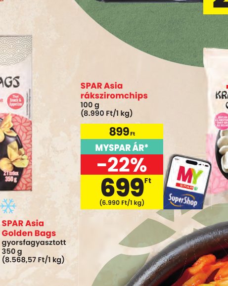 SPAR Asia ráksziromchips