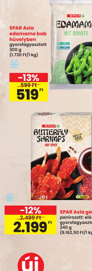 SPAR Asia edamame bab hüvelyben