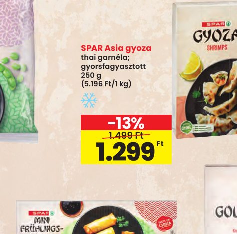 SPAR Asia gyoza