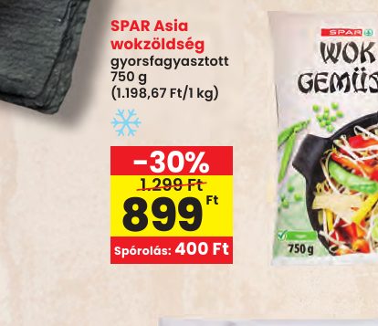 SPAR Asia wokzöldség