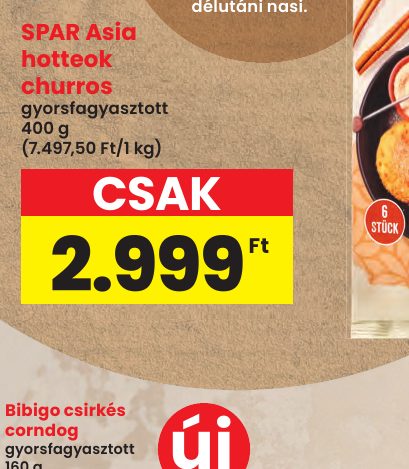 SPAR Asia hotteok churros
