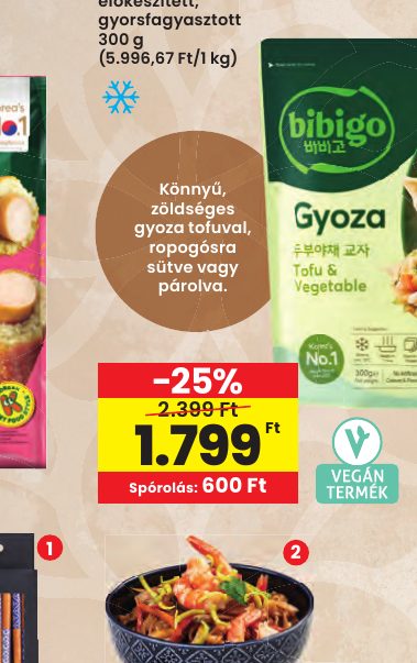 Könnyű, zöldséges gyoza tofuval, ropogósra sütve vagy párolva.