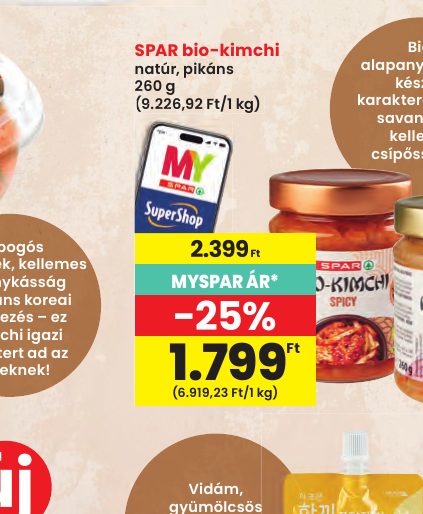 SPAR bio-kimchi
