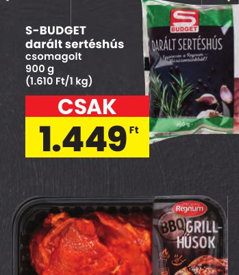 S-BUDGET darált sertéshús