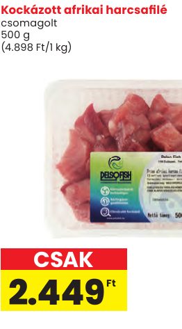 Kockázott afrikai harcsafi lé