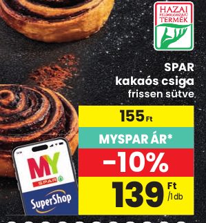 SPAR kakaós csiga