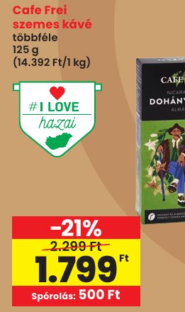 Cafe Frei szemes kávé