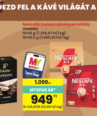 Nescafé instant kávéspecialitás