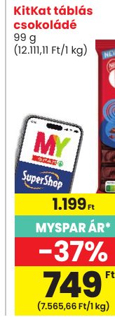 KitKat táblás csokoládé