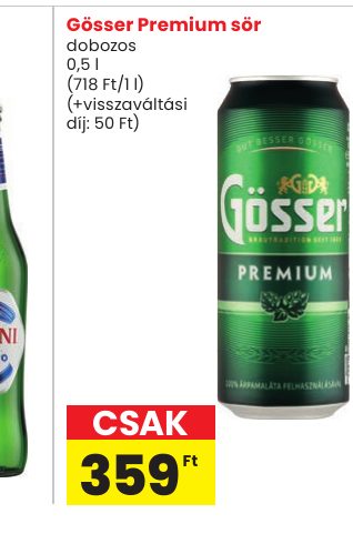 Gösser Premium sör