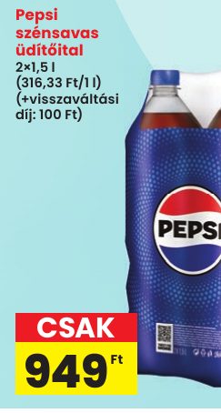 Pepsi szénsavas üdítőital