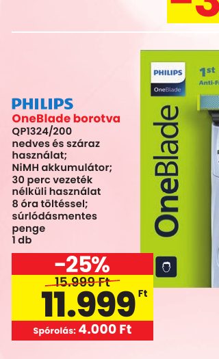 OneBlade borotva