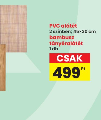 PVC alátét