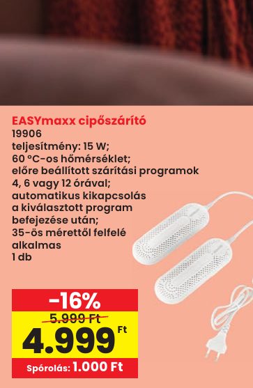 EASYmaxx cipőszárító