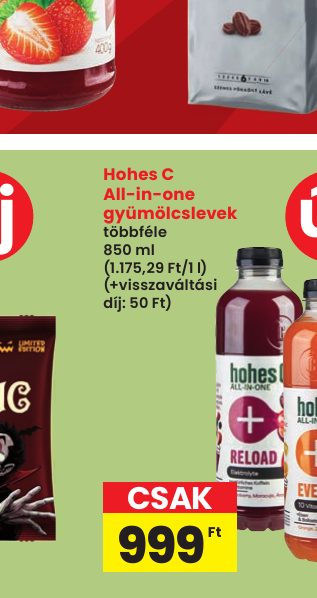 Hohes C All-in-one gyümölcslevek