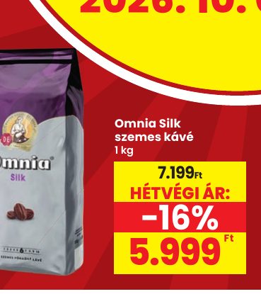 Omnia Silk szemes kávé