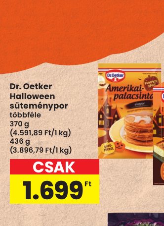 Dr. Oetker Halloween süteménypor