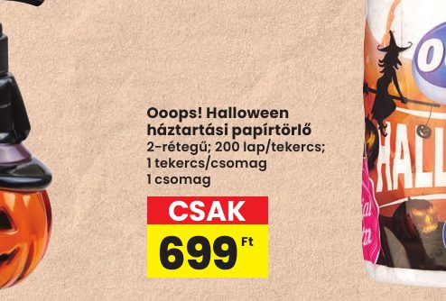 Ooops! Halloween háztartási papírtörlő