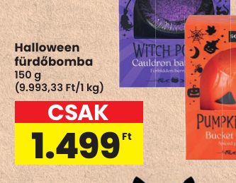 Halloween fürdőbomba