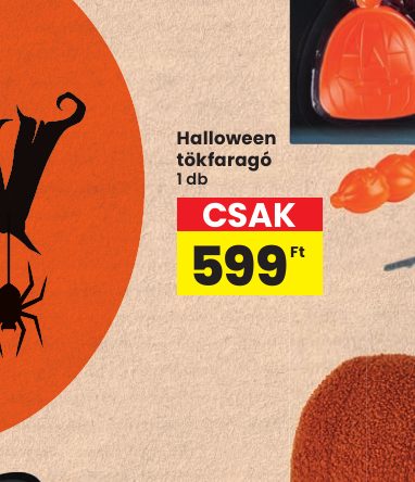 Halloween tökfaragó