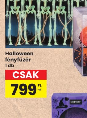 Halloween fényfüzér