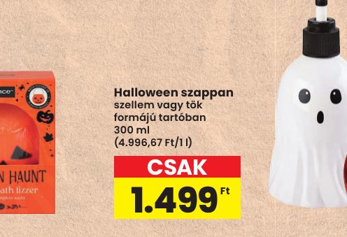 Halloween szappan
