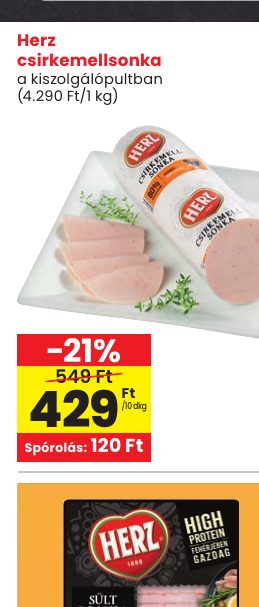 Herz csirkemellsonka
