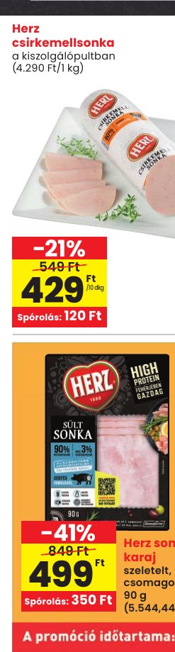 Herz csirkemellsonka