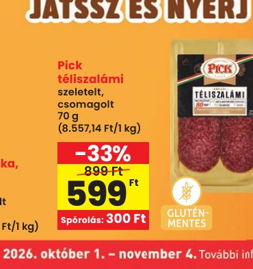 Pick téliszalámi