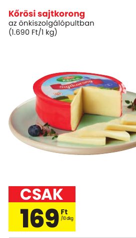 Kőrösi sajtkorong