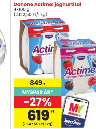 Danone Actimel joghurtital